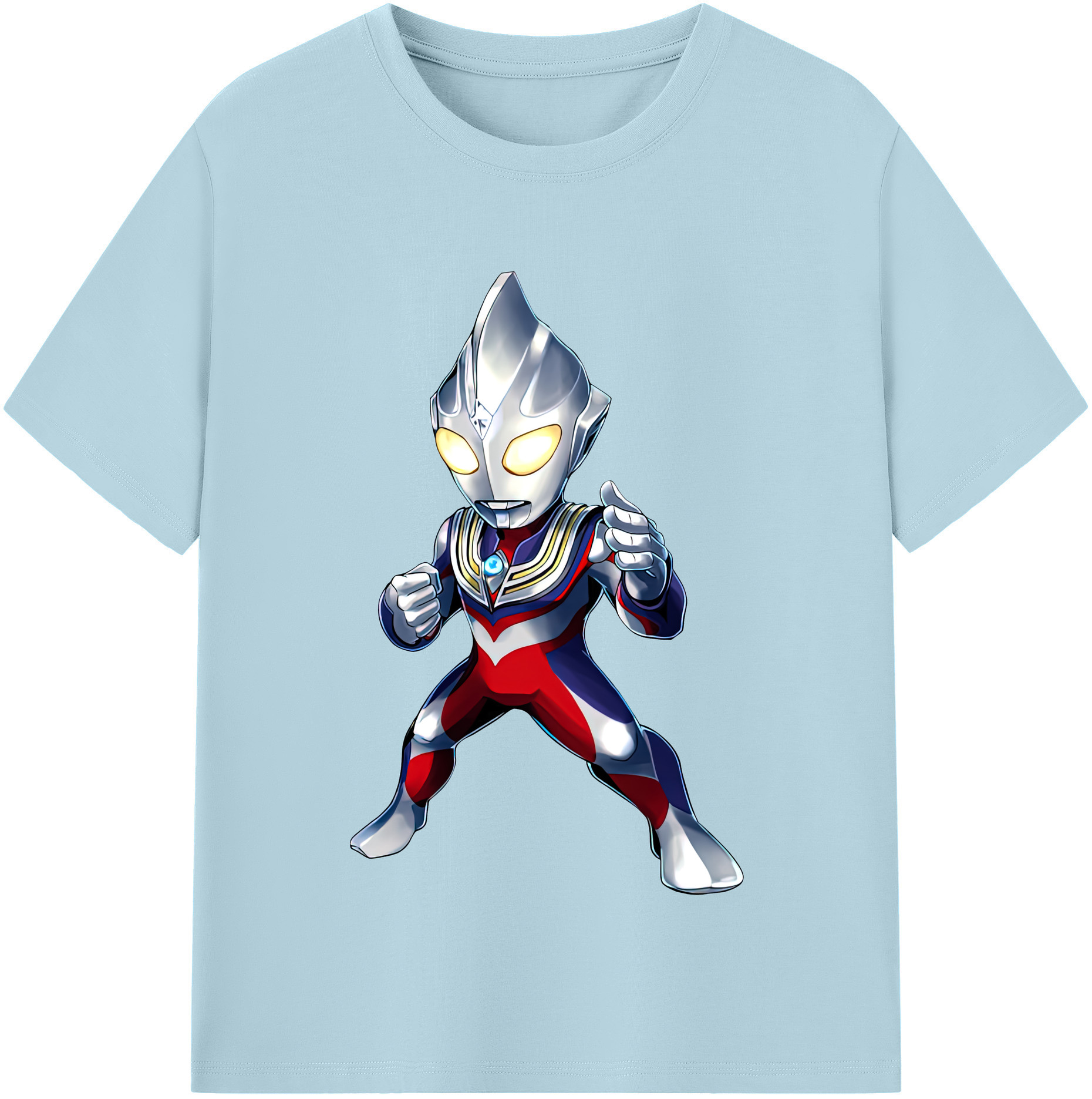 （画像用） ウルトラマン Ultraman 綿100％半袖Tシャツ（フロントプリント）